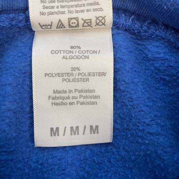 Dunder Mifflin The Office Blue Hoodie Medium Brisco Brands Heavyweight Fleece - Picture 4 of 6
